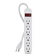 thumbnail image 1 of Power Strip Belkin de 6 enchufes con cable de 3 pies, 15 A, color blanco, 1 of 4
