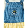 thumbnail image 5 of Minnie Mouse Toddler Girls Denim Gingham Skirtall and Puff Sleeve Tee Set, 2-Piece, Sizes 12M-5T, 5 of 9
