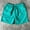 Mint Green, variant on Men's Beach Shorts Solid Color Candy Color Drawstring Elastic Waist Pockets Cropped Breathable Quick Dry Lightweight Summer Casual Active Shorts