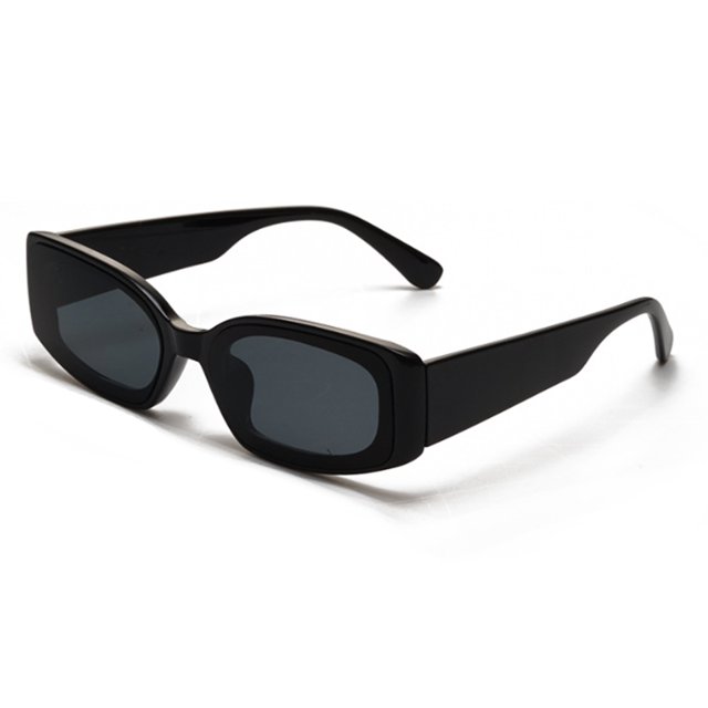 Gafas de sol rectangulares para mujer, gafas de sol de moda retro, protección vintage, marco cuadrado estrecho