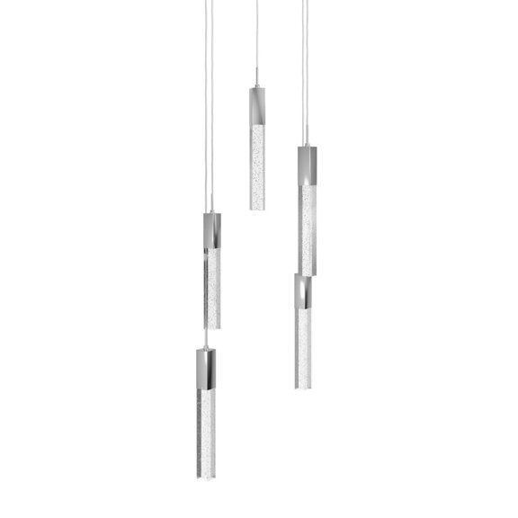 Avenue Lighting Hf1900-5-Gl The Original Glacier 5 Light 12" Wide Led Crystal Multi Light