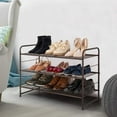 thumbnail image 6 of Shoe Rack, Auledio 3-Tier Metal Shoe Organizer for Closet, Entryway Small Space Home Decor, Bronze, 6 of 6