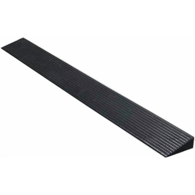 Rampe de Seuil en Caoutchouc Solide Rise Lb Capacité ” Grand Rampe pour Fauteuil Roulant pour Entrée Intérieure Ou Extérieure Salle de Bain Garage et Entrée de Supermarché Découpable (H )