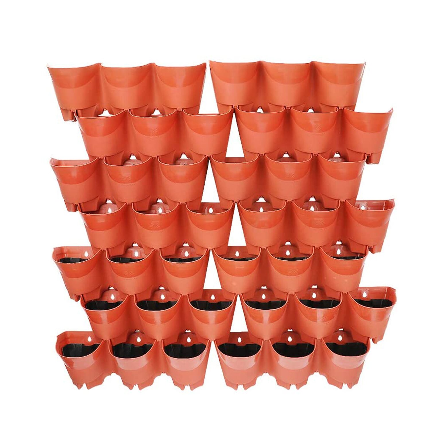 Rogan Self Watering Plastic Wall Planter, Most suitable for outdoor use