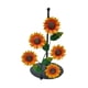 thumbnail image 2 of Porta toallas de papel con forma de flor, elegante soporte vertical para toallas de papel de encimera para cocina. Girasoles, 2 of 9