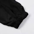 thumbnail image 4 of NOLDARES Toddler Boys Joggers Tricot Sweatpants for Toddlers and Little Boys - Athletic Track Pants(Black,10-11 Years), 4 of 5