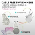 thumbnail image 7 of COBY Wall Outlet Mount for Google Home Mini Speakers, Nonslip Cable Management Mount, White, 7 of 7