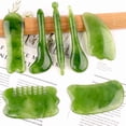 thumbnail image 2 of 7pcs Resin Gua Sha Scraping Facial Massage Tools Kit SPA Scraping Massage Tool Be Used On The Chin Face Neck, 2 of 9