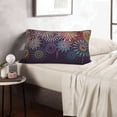 thumbnail image 6 of Naloa Fireworks2 Pillowcase, Throw Pillowcase, Wrinkle-Free, Stain-Resistant with Hidden Zipper for Bedroom Sofa-16"x24", 6 of 6