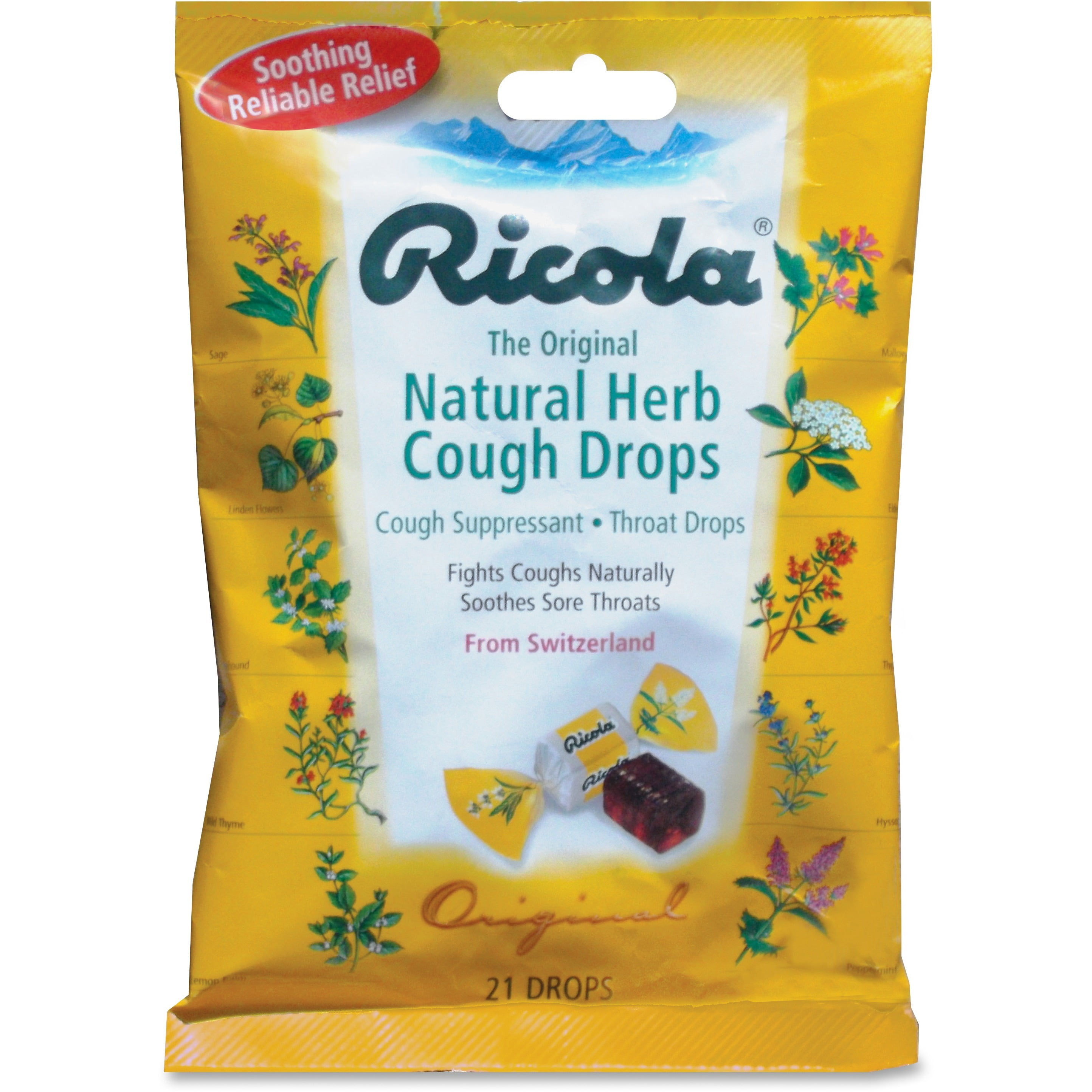 Ricola, LIL7776, LIL' Drug Store Cough Drops, 21 / Bag