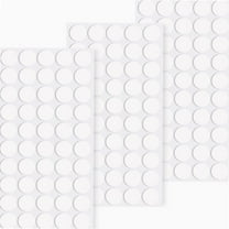 Sticky Tack, 150 Pcs 10mm/0.39" Removable Poster Putty, Double Sided Removable Clear Adhesive Mounting Round Reusable Tacky Dots Transparent Stickers Glue for Wall Hanging Pictures Posters
