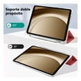 thumbnail image 3 of Funda Protectora Transparente Smart Cover para Samsung Galaxy Tab A9 PLlus - Estuche Carcasa Rígida Antigolpes y Cubierta Color Rojo., 3 of 6