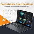 thumbnail image 3 of HP OmniBook Ultra Flip 14" 3K OLED Touch 2-in-1 Laptop, Intel Ultra 7 256V, 16GB RAM, 1.5TB Storage(512GB SSD+1TB Docking Station), Intel Arc Graphics, Backlit Keyboard, Copilot+ PC, Win11 Pro, Gray, 3 of 9