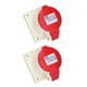 thumbnail image 4 of ZNG314 16A Industrial Plug Socket Connector Power Industrial Receptacles 3P+E IP44, 4 of 5