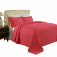 thumbnail image 1 of Cascade Cotton Jacquard MatelassÃÂ© 3-Piece Bedspread Set Cranberry / full, 1 of 3