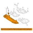 thumbnail image 3 of For 03-09 E-Class Front Engine Splash Shield Undercar Cover Air Deflector Guard, 3 of 5