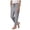 Dark Gray, variant on Duqingm Summer Pants for Women Women Casual Drawstring Elastic Waist Striped Wide Leg Pants with Pockets Khaki,S