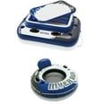 thumbnail image 1 of Intex Inflatable Mega Chill II 72 Can Cooler Float & 1 Person Floating Raft, 1 of 13