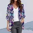 thumbnail image 2 of Women's Boho Printed Chiffon Cardigan Lightweight Cover Up For Beach Vacation Casual Daily Wear Spring Summer Fall Fashion Cardigan Sweaters for Women, 2 of 2