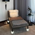 thumbnail image 4 of es de muebles Silenciosos Absorbe Fuerte Carga es de patas Accesorios de ropa Almohadillas protectoras de piso para sofá Silla Cuadrado beige Gloria Elevadores de sofá, 4 of 8