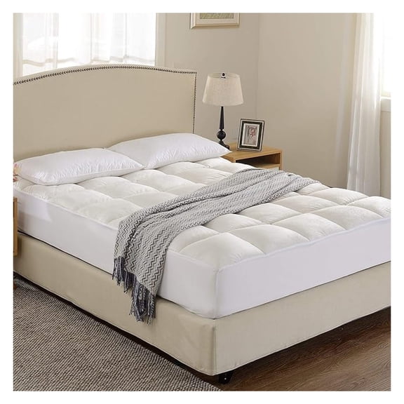 Mattress Topper – Ultra Plush Mattress Topper for Luxurious , Deep Pocket Soft Mattress Topper, Cooling & Washable, Twin XL