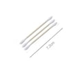 thumbnail image 3 of Kokovifyves 400PCS/4 Packs Cotton Swabs Wooden Ear Swabs Pures Cotton Double Round Thick Swabs for Makeup Daily Cleaning, 3 of 9