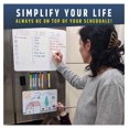 thumbnail image 2 of Magnetic Dry Erase Whiteboard for Fridge 17.5x13.5 inch - Kitchen Calendar Planner with 8 Markers & Eraser - Family Organizer, Reusable Weekly Board Blank Whiteboard, 2 of 6