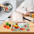 thumbnail image 3 of Yayeee Dish Drying Mat for Kitchen Counter 18" x 24" Microfiber Super Absorbent Coffee Decorative Pad, Blue Tomatoes, 3 of 9