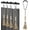 Black, variant on Boho Shower Curtain Rings for Bathroom Decor, Set of 12 Decorative Black Shower Curtain Hooks with Wood Beads Tassel, Silent Smooth Stainless Steel Rust Resistant Shower Rings (Black with Tassel)
