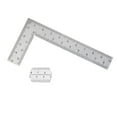thumbnail image 3 of Yammee 90 Degree Framing Square Stainless Steel L Shape Square Ruler Metal Square Woodworking Measurements Tool for Drawing, 3 of 11