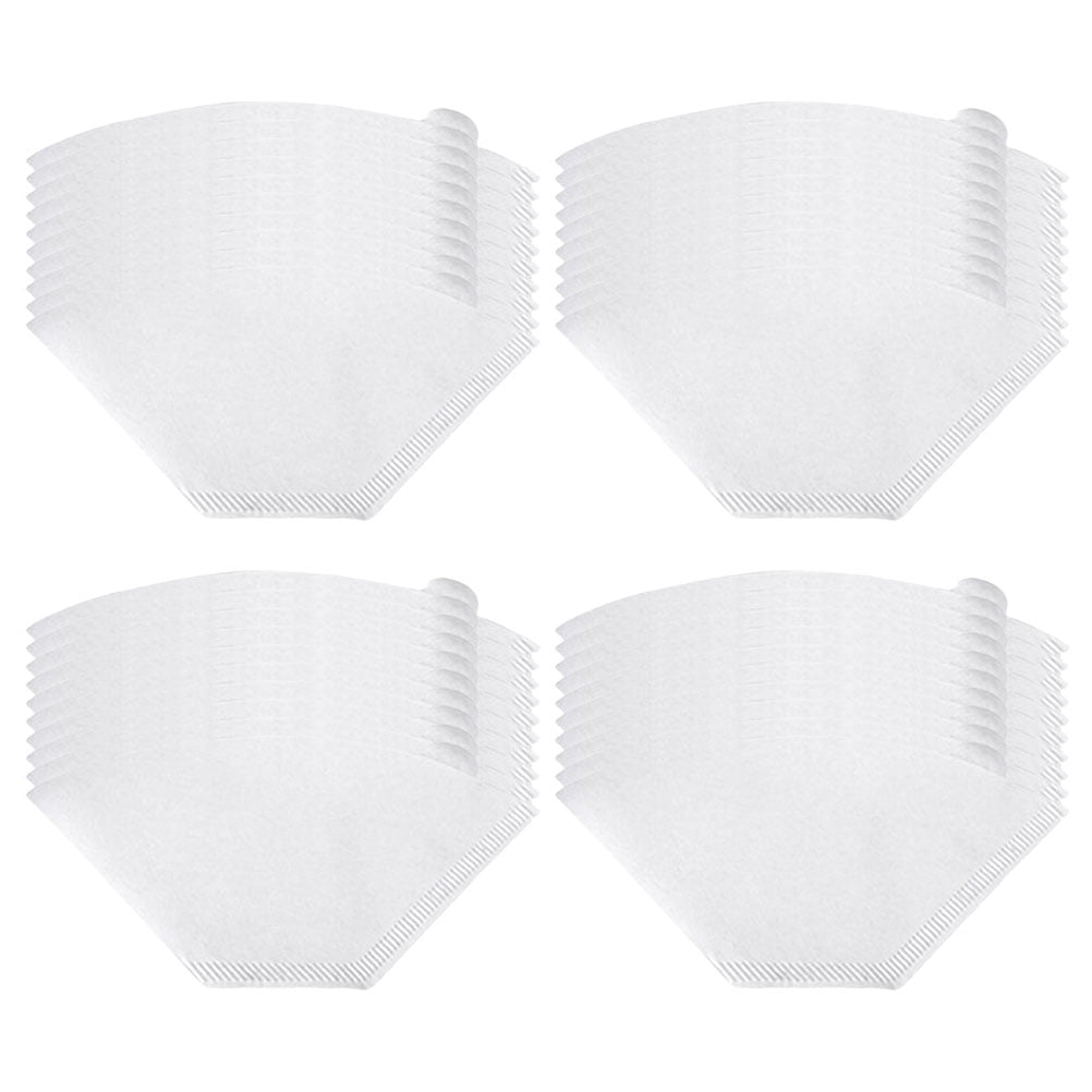 NUOLUX 200Pcs Cone Coffee Filters Espresso Filtering Paper Cone Filter