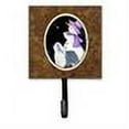 thumbnail image 2 of Carolines Treasures SS8947SH4 Snowman with Bearded Collie Leash Holder or Key Hook, Small, Multicolor, 2 of 2