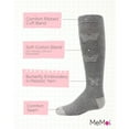 thumbnail image 3 of MeMoi  Glitter Butterfly Cotton Knee High Socks - Girls - Female, 10, Gray, 3 of 7