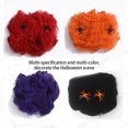 thumbnail image 4 of Bearachild Web Artificial de Halloween portátil reutilizable plegable decorativo interior exterior hogar Oficina patio red de simulación de jardín Kits de decoración para fiestas Negro Bearachild HA067844-04, 4 of 6