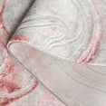 thumbnail image 6 of SAFAVIEH Meadow Felicity Abstract Area Rug, Light Grey/Pink, 6'7" x 6'7" Square, 6 of 11
