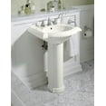 thumbnail image 3 of KOHLER K-2286-8-0 Devonshire Pedestal Bathroom Sink with 8 Centers, White, 3 of 6