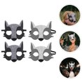 thumbnail image 2 of 4 Uds. Máscaras de animales de fieltro máscaras de media cara Cosplay Lobo máscara de mascarada de animales, 2 of 5