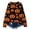 Black, variant on Women‘s Halloween Graphic Long Sleeve Knit Pullover Sweater Casual Crewneck Fall Winter Spooky Season Cozy Top Daily Wear 1 Pack, Yellow,S