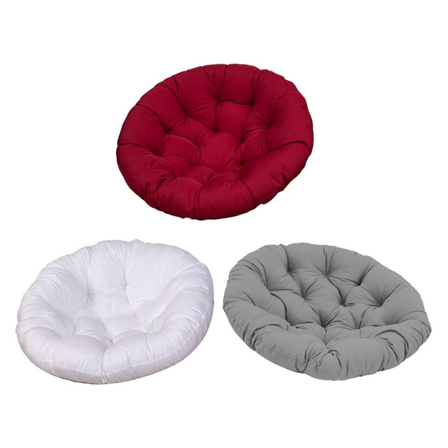 3x Cojín Para Asiento De Exterior Cojines Para Silla Blanco Y Gris Oscuro Y Rojo Oscuro