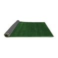 thumbnail image 2 of Ahgly Company Indoor Square Abstract Emerald Green Contemporary Area Rugs, 5' Square, 2 of 4