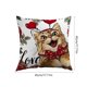 thumbnail image 3 of Funda de almohada de San Valentín con estampado de corazones | Funda de cojín festiva para sofá | Decoración navideña para sala de estar y dormitorio | Funda de almohada decorativa de lino, 3 of 6