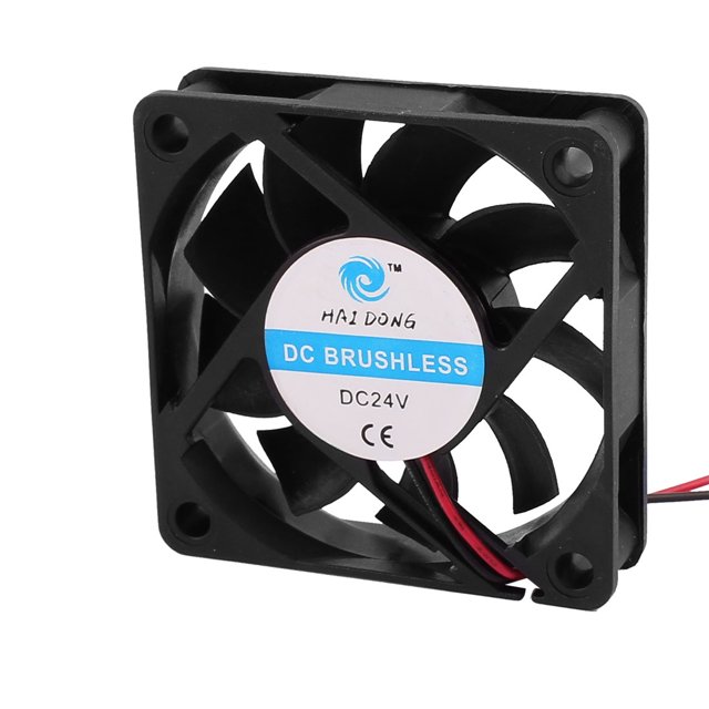 Unique Bargains DC 24V 60 x 60 x15mm Computer Cooling 9 Vanes Brushless Cooling Fans