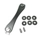 thumbnail image 4 of Llavero Herramienta de soporte de llave de gran escala amarilla Gadget Organizador Dispositivo de al Meterk Llavero, 4 of 7