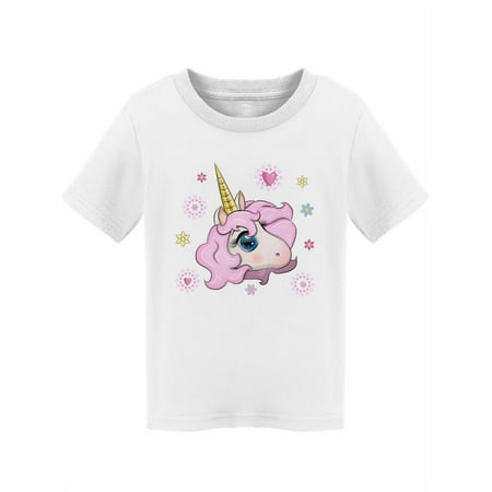 

Cute Unicorn Head Graphic T-Shirt Toddler -Image by Shutterstock 2 Toddler
