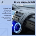 thumbnail image 2 of YiJuHui Rotating Screen Navigation Bracket - Magnetic Folding Car Mount, 360° Adjustable Dashboard Windshield Phone Holder for GPS, Universal Magnetic Suction Phone Stand for Car, 2 of 9