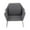 Deep Gray, variant on 1:6 Single Sofa Couch Room Kid Deep Gray