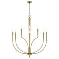 thumbnail image 4 of 10 Light Chandelier In Modern Style-42.75 Inches Tall And 40 Inches Wide-Aged Brass Finish    -Traditional Installation Capital Lighting 445901Ad, 4 of 10