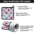 thumbnail image 7 of Pioneer Flower Kitchen Oven Mitt and Pot Holder Sets 4 Pcs for Baking, Cooking and Grilling, Heat Resistant Up To 392 °F, 7 of 7