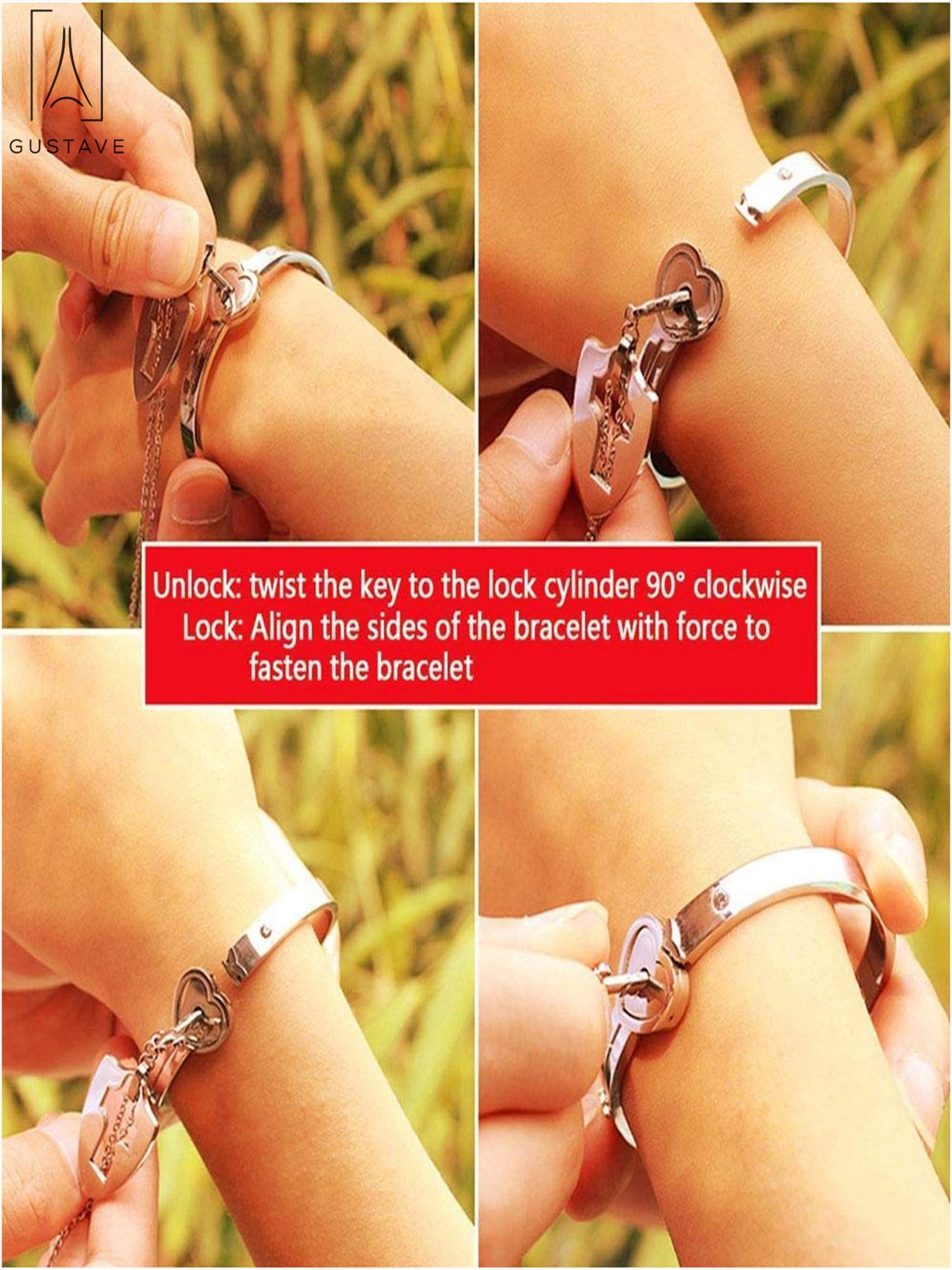 Hand lock bracelet discount