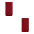 thumbnail image 3 of Minnieouse Caja de gafas Gafas de sol Caja de almacenamiento organizadora cuadrada Llaves Lápiz labial Anteojos Contenedor Gafas de lectura Espectáculo Vino rojo 11.5x13.5cm 2piezas Minnieouse CBP044421, 3 of 5